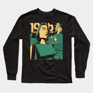 Polygonal Archaeologist Long Sleeve T-Shirt